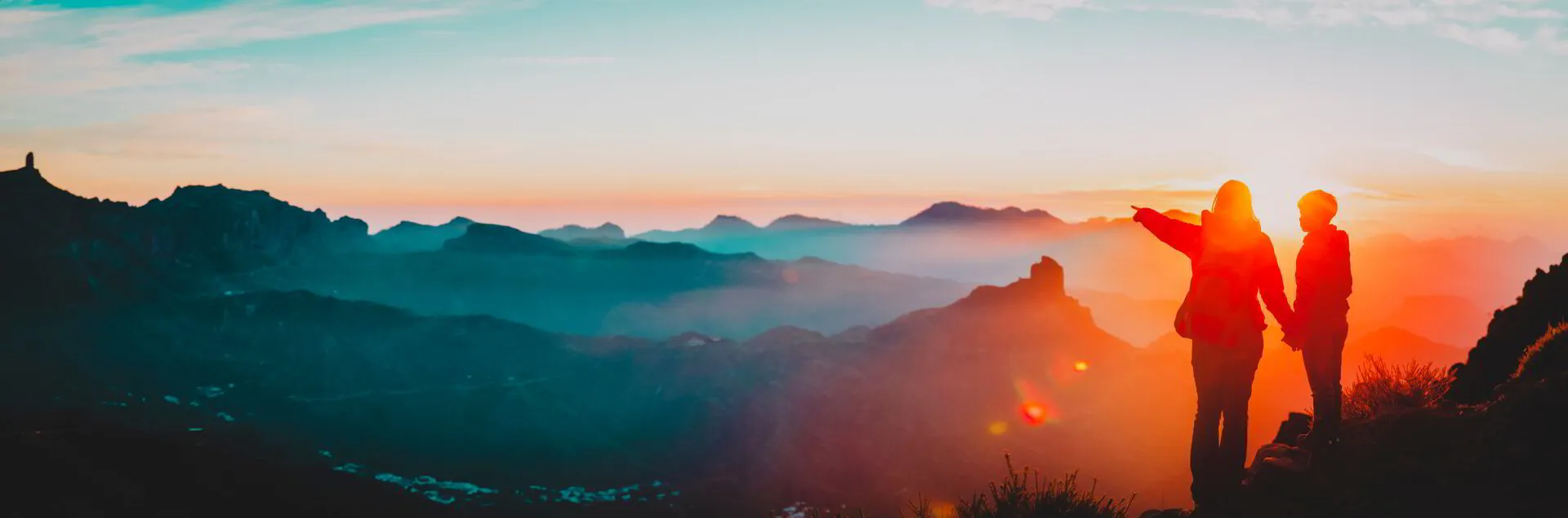 Sunrise over the North Georgia mountains